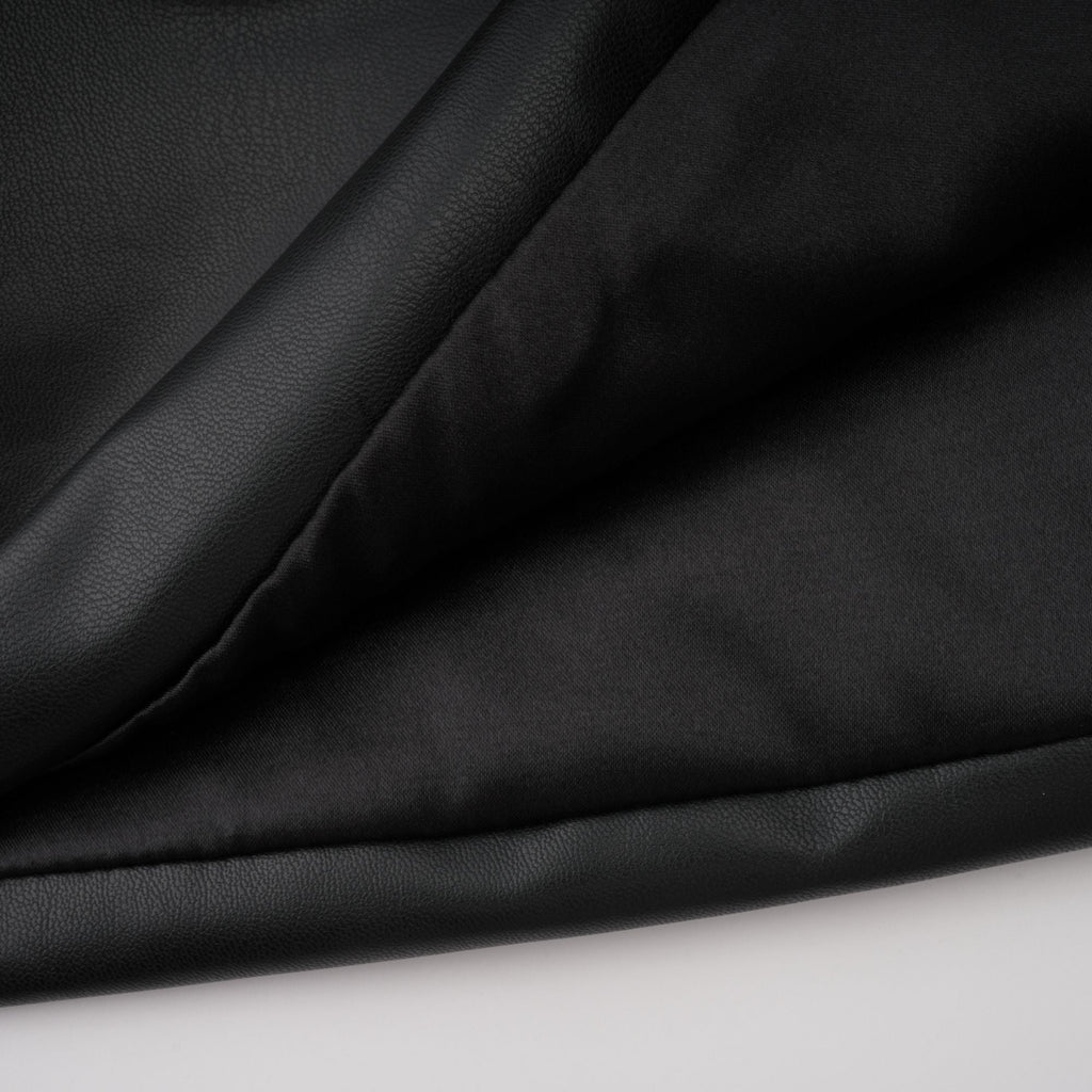Agnes | Off-The-Shoulder PU Leather Mini Dress