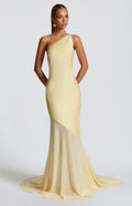 Megan | Women's Sculpted Fluid Movement Bias-Cut Layered Maxi Dress