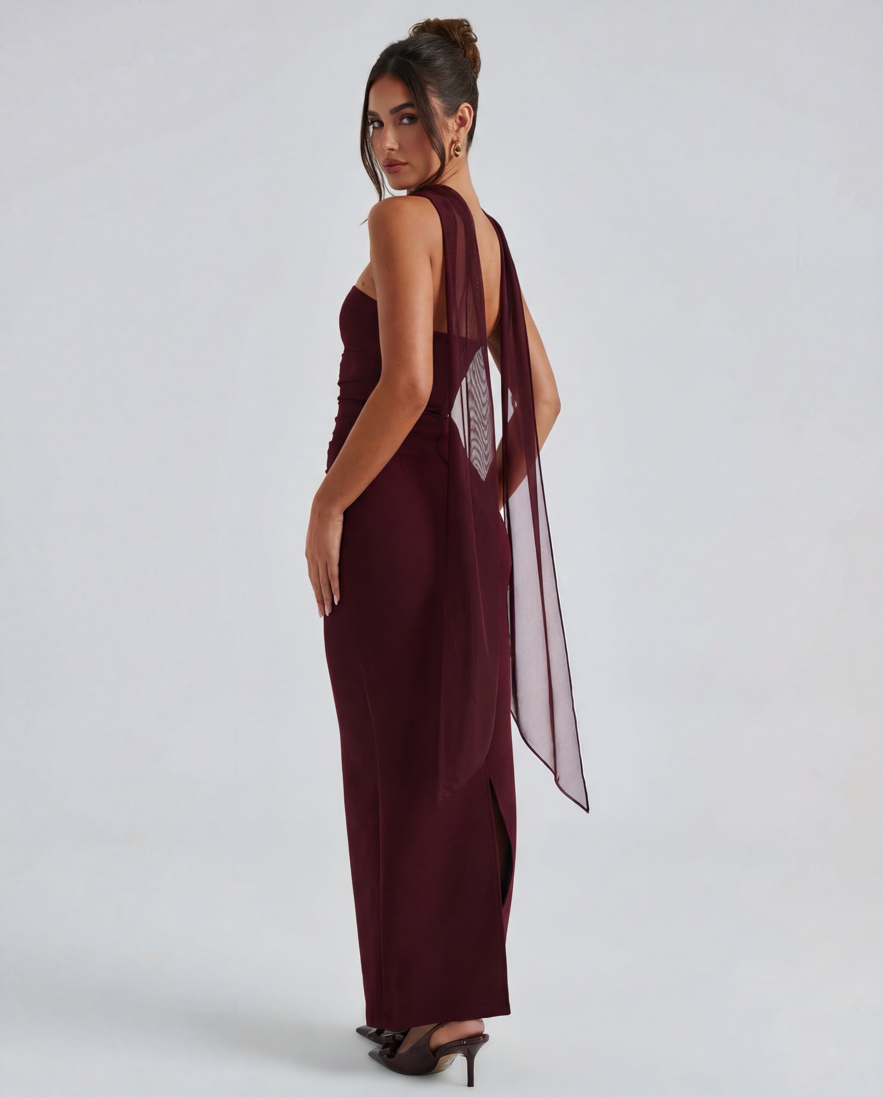 Ella | Women's Sculpting Crepe Strapless Maxi Dress