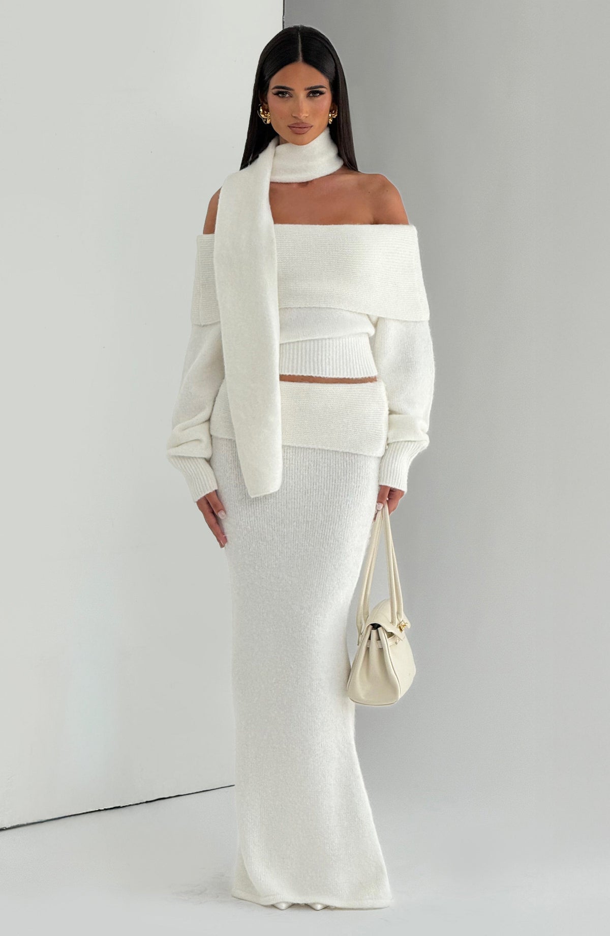 Andie Maxi Skirt - Ivory