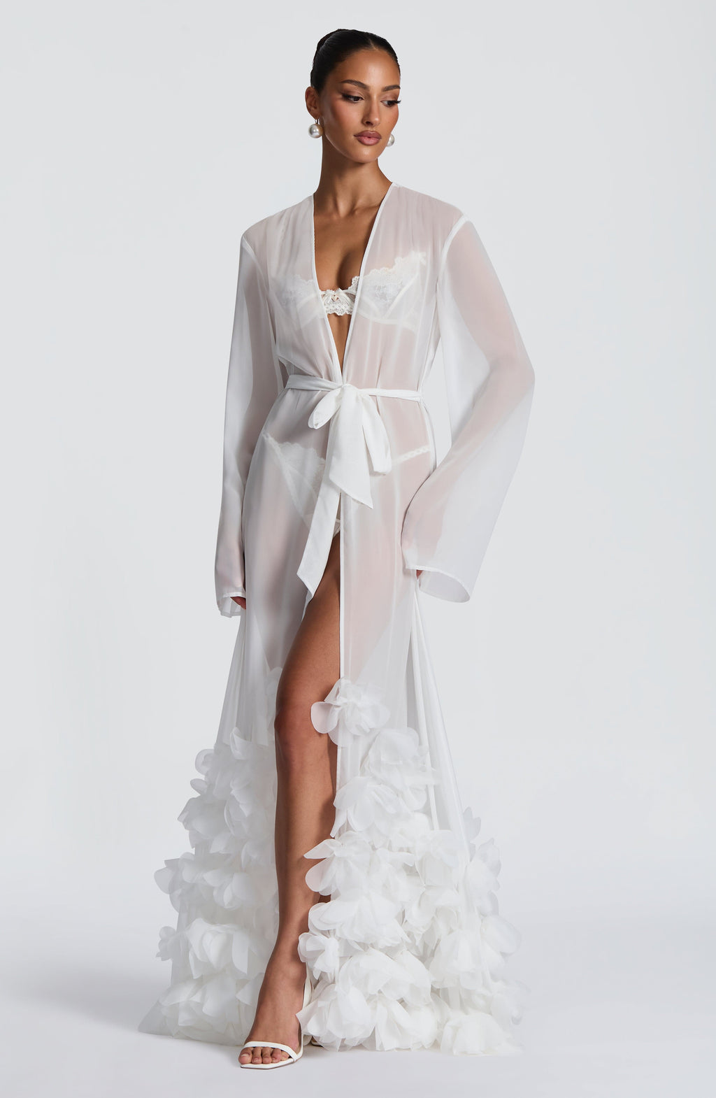 Anwen Dressing Gown - Ivory