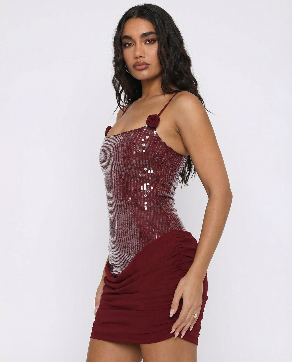 Ayana | Women's Shimmering Sequin Corset Mini Dress