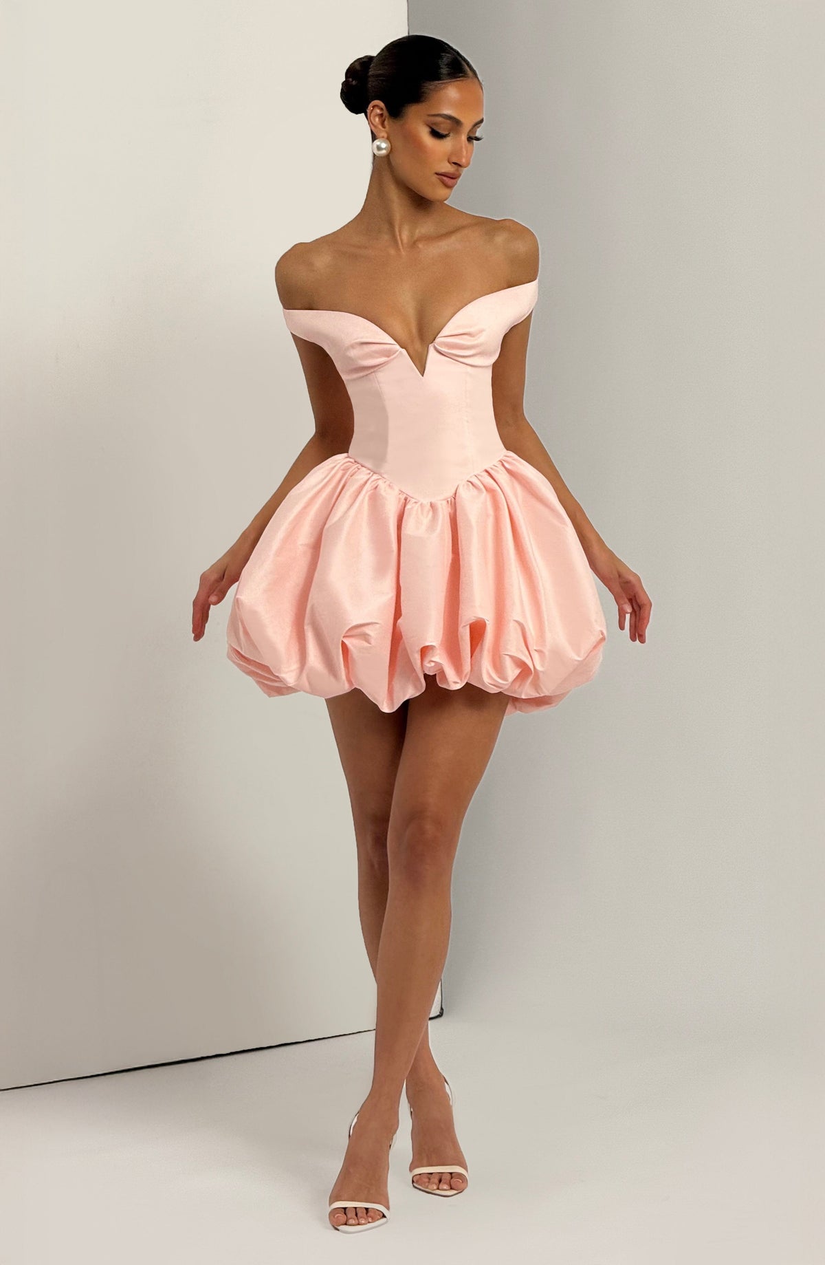 Eileen Mini Dress - Blush