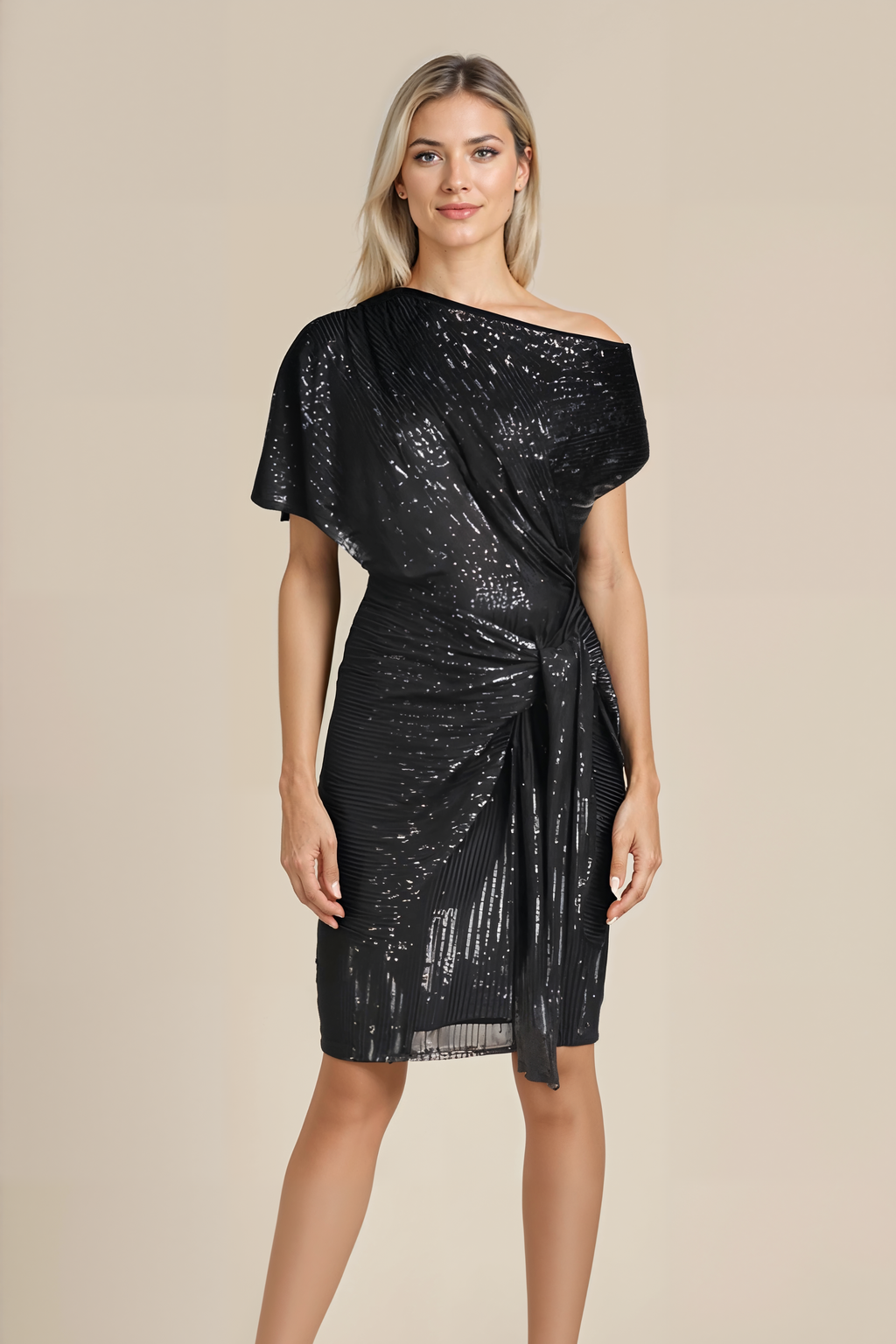 Raye | Women's Shimmering Festive Sparkle Midi Dress