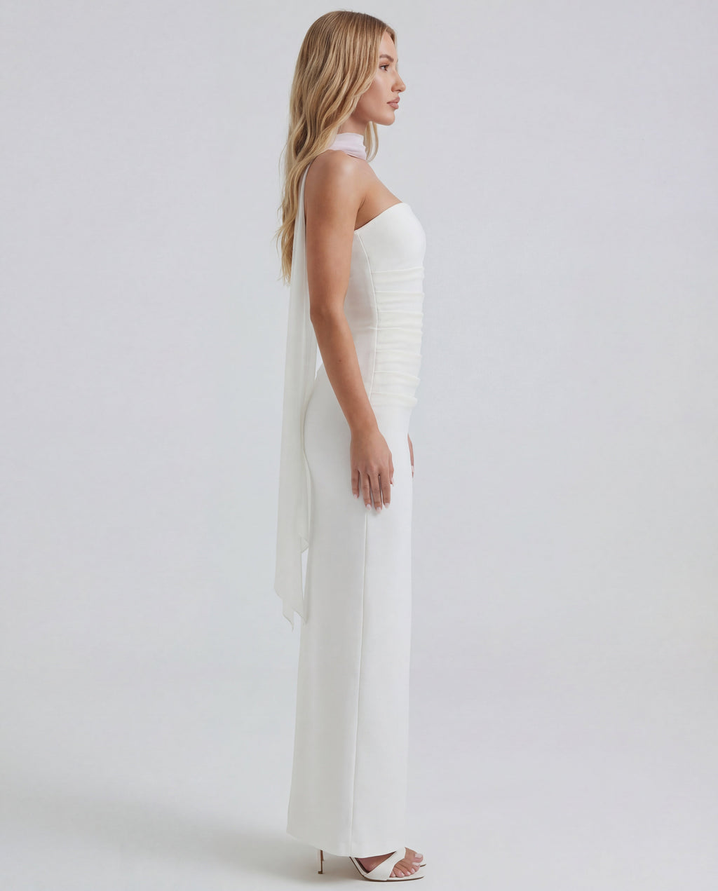Ella | Women's Sculpting Crepe Strapless Maxi Dress