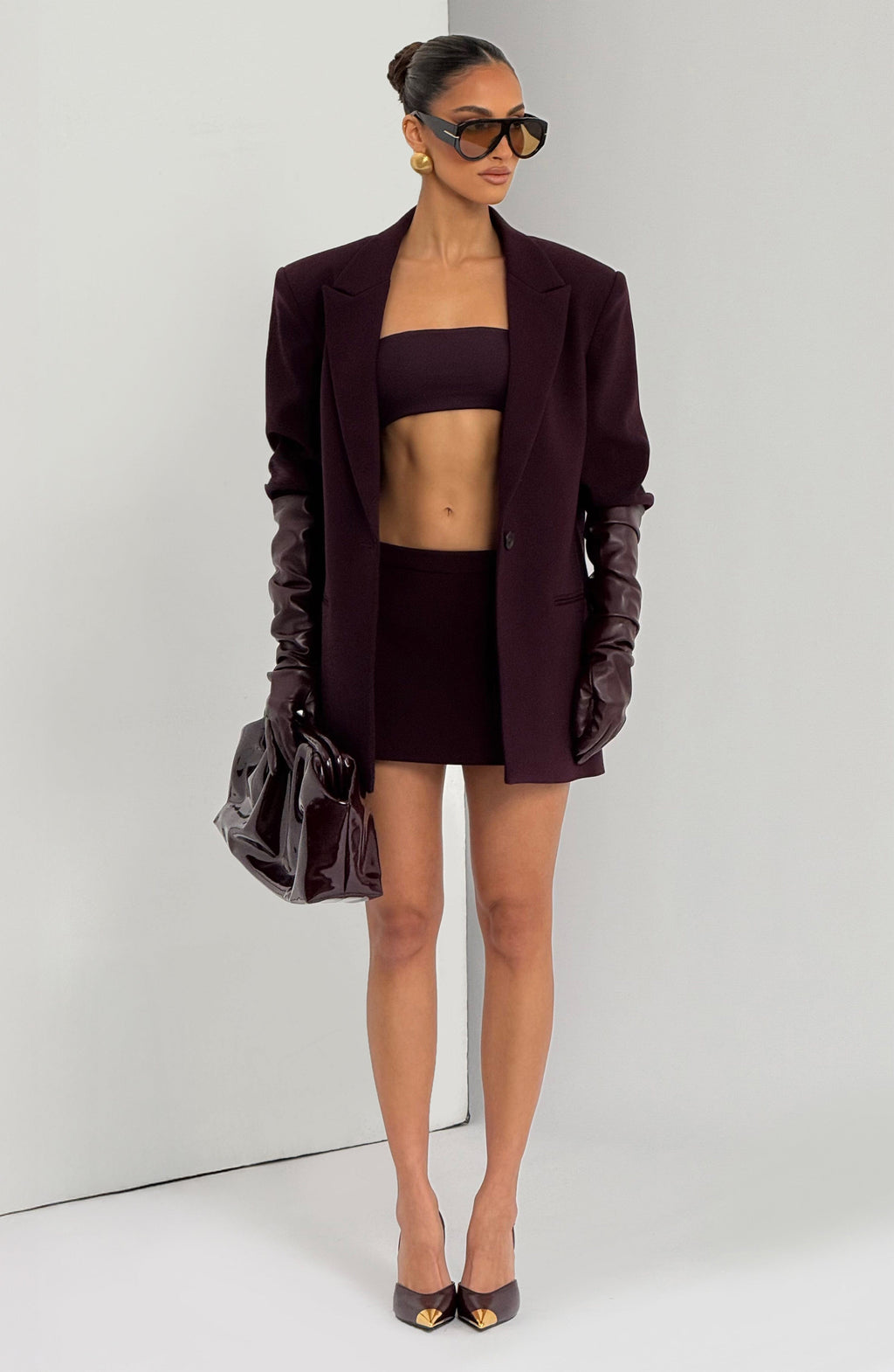 Reece Blazer - Plum