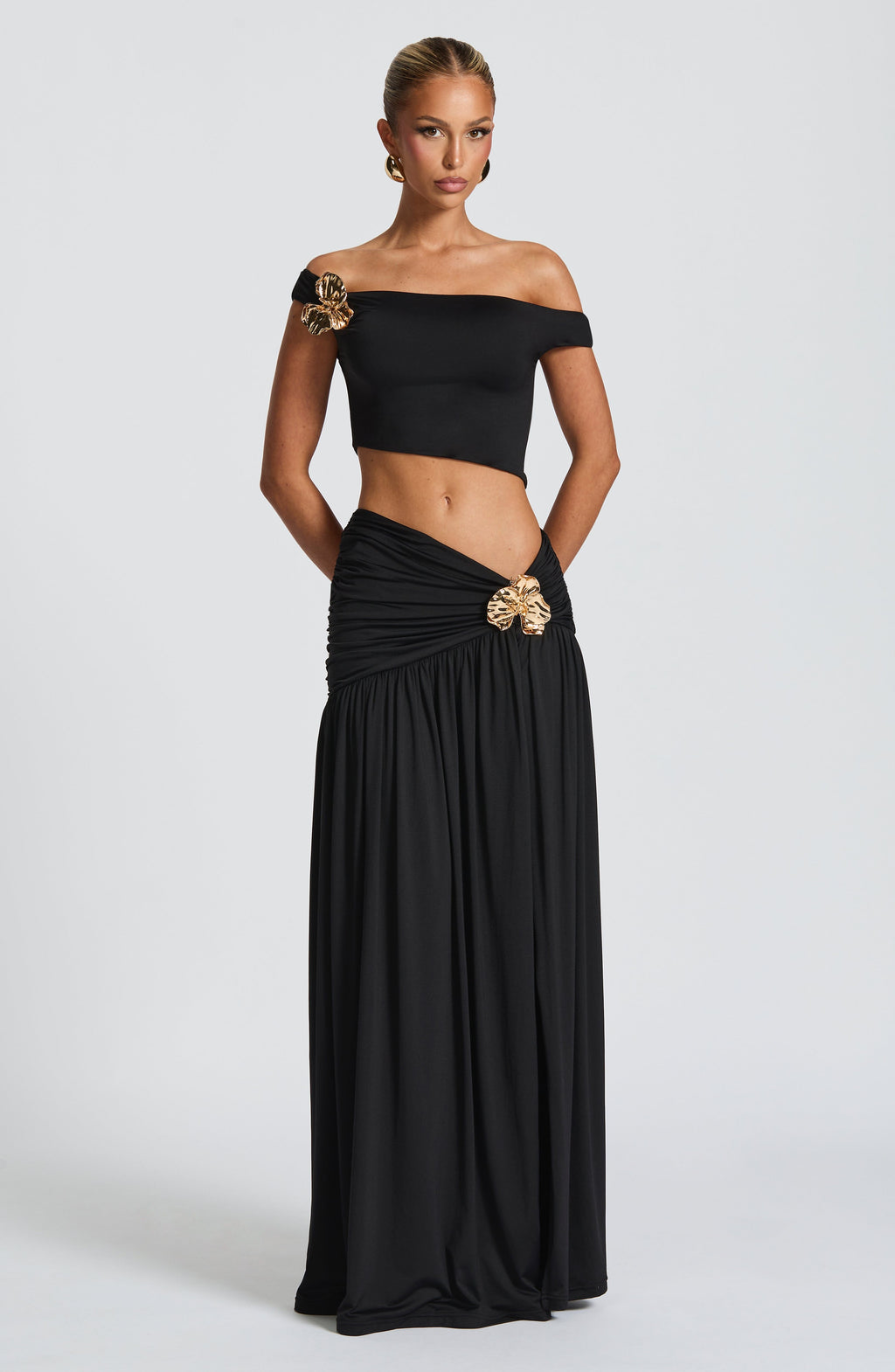 Saira Maxi Skirt - Black